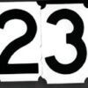 REGISTER LETTER BLACK P