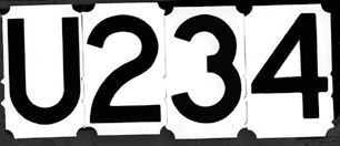 REGISTER LETTER BLACK P 1 REGISTER LETTER BLACK P