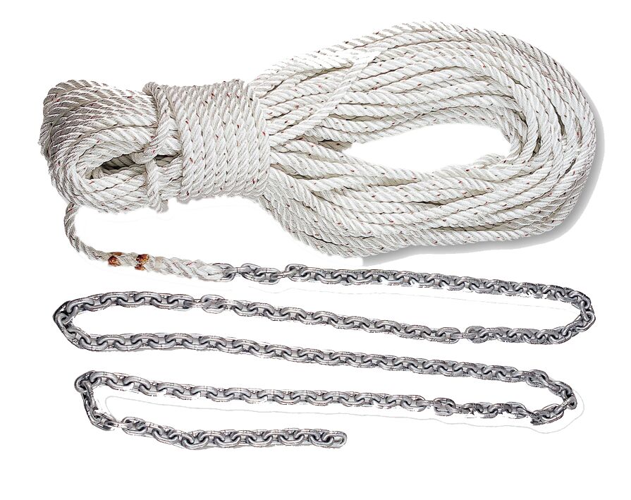 ROPE 14MM/33M CHAIN 8MM/10M 1 ROPE 14MM/33M CHAIN 8MM/10M