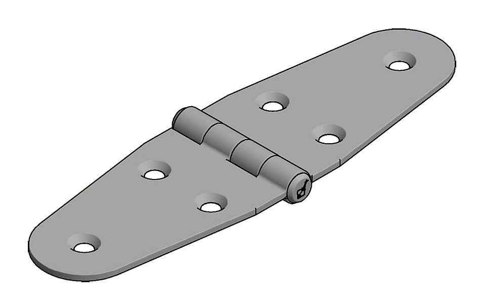 CENTER PIN HINGE 140x40MM 2 CENTER PIN HINGE 140x40MM - Image 2