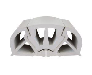 CRASH BAR BUMPER 100MM WHITE