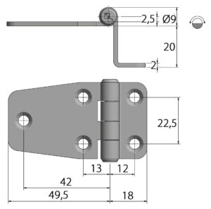 DOOR HINGE 37x68mm 7 9510927629m fullhd jpg