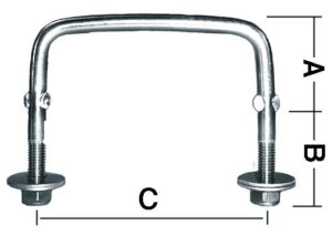 STAINLESS STEEL HANDLE 120MM