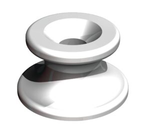 RUBBER SPRING MOUNT UNIMER GREY