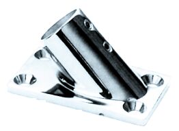 RAILING FITTING 45° STRAIGHT RAILING PLATE