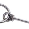 STAINLESS STEEL BOAT RING WITH WOODEN THREAD 8x60MM