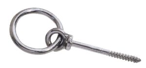 STAINLESS STEEL BOAT RING WITH WOODEN THREAD 10x80MM
