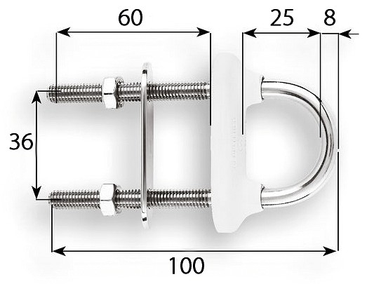 TRAILER HOOK 8x100 WATERPROOF 3 TRAILER HOOK 8x100 WATERPROOF - Image 3