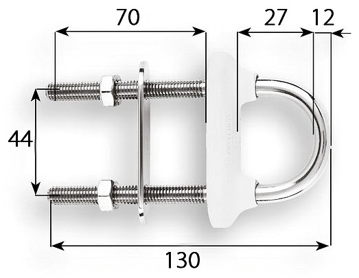 TRAILER HOOK 12x130 WATERPROOF 3 TRAILER HOOK 12x130 WATERPROOF - Image 3