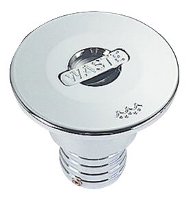 COVER SCREW, CHROME-PLATED BRASS, FOR WASTE Ø38 1 COVER SCREW, CHROME-PLATED BRASS, FOR WASTE Ø38