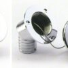CHROME-PLATED BRASS COVER SCREW WITH 45° ANGLE 38MM FOR WASTE 5 9511040016 fullhd