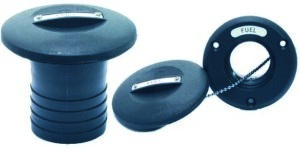 CAP SCREW BLACK NYLON 38MM PETROL