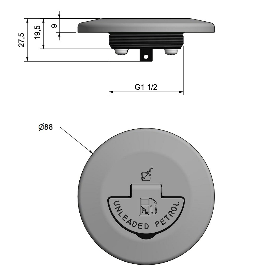 COVER SCREW HANDLE AND COVER FOR WASTEWATER 4 COVER SCREW HANDLE AND COVER FOR WASTEWATER - Image 4
