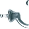 HOOK WITH WOODEN THREAD, BRASS