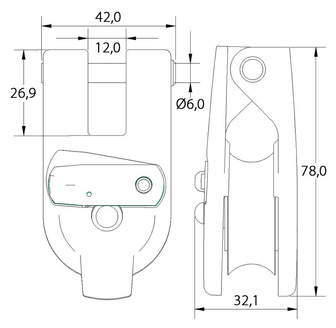 BALL BEARING THROWING PULLEY 40MM 4 BALL BEARING THROWING PULLEY 40MM - Image 4