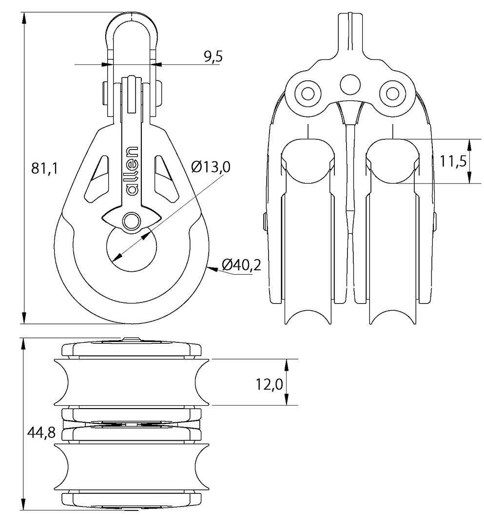 DYNAMIC DOUBLE CYLINDER 40MM 3 DYNAMIC DOUBLE CYLINDER 40MM - Image 3