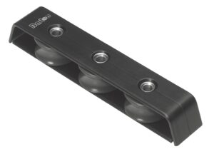 ROW 3-SPINDLE CYLINDER, BLACK