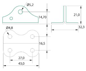 MOUNTING PLATE TWO-PIECE 5 9512048094m fullhd jpg