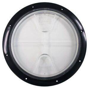 INSPECTION HATCH 8' BLACK/CLEAR