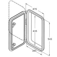 SERVICE HATCH 180° OPENING 2 SERVICE HATCH 180° OPENING - Image 2