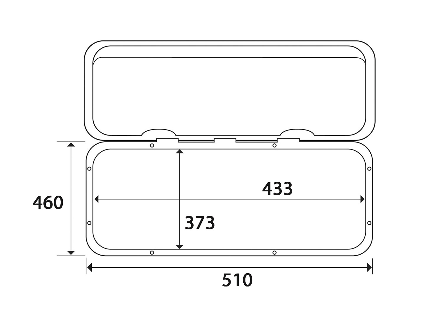 TREM SERVICE HATCH 460X510MM 5 TREM SERVICE HATCH 460X510MM - Image 5