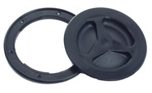 BLACK PLASTIC INSPECTION HATCH 140MM