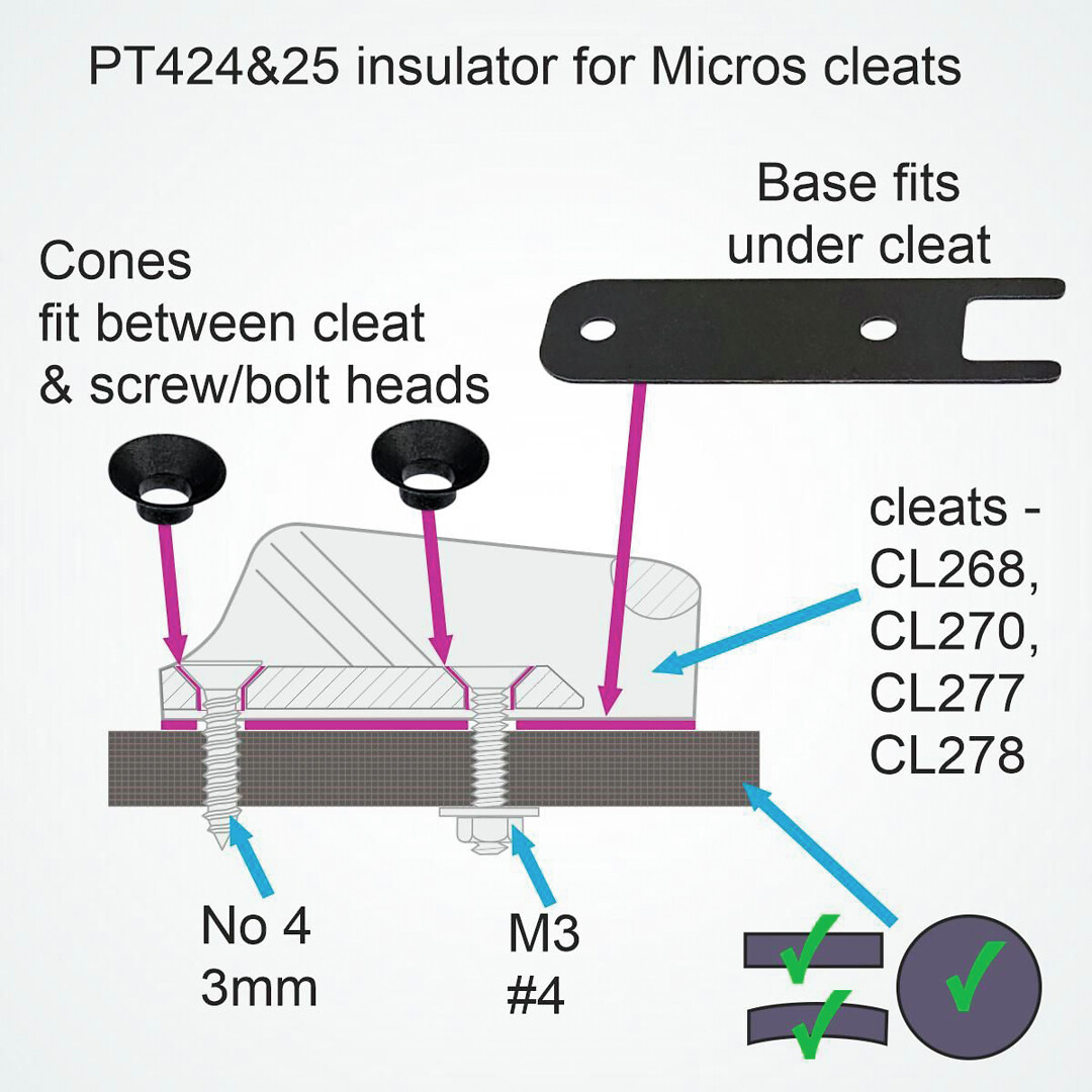 INSULATION PLATE FOR MICROS ROPE LOCK 2 INSULATION PLATE FOR MICROS ROPE LOCK - Image 2