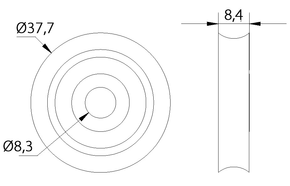 PYLO SPINDLE 38x8MM 3 PYLO SPINDLE 38x8MM - Image 3
