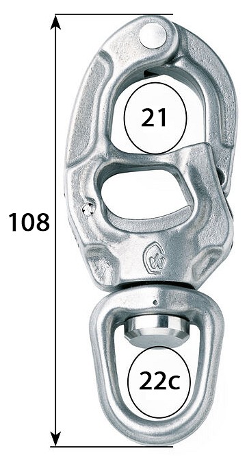 SCOOTER/LIFT HOOK 108mm 4 SCOOTER/LIFT HOOK 108mm - Image 4