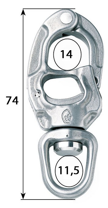 SCOOTER AND LIFTING HOOK 74mm 4 SCOOTER AND LIFTING HOOK 74mm - Image 4