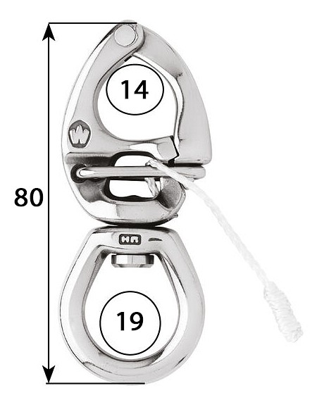 SCOOTER HOOK WITH QUICK RELEASE 80mm 3 SCOOTER HOOK WITH QUICK RELEASE 80mm - Image 3
