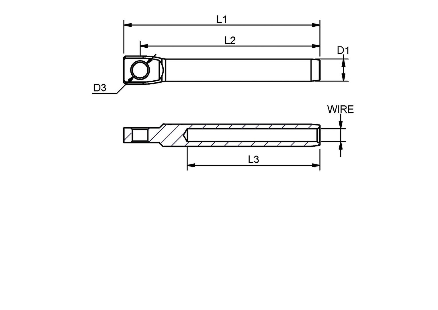 CABLE END FOR 4 MM CABLE 2 CABLE END FOR 4 MM CABLE - Image 2
