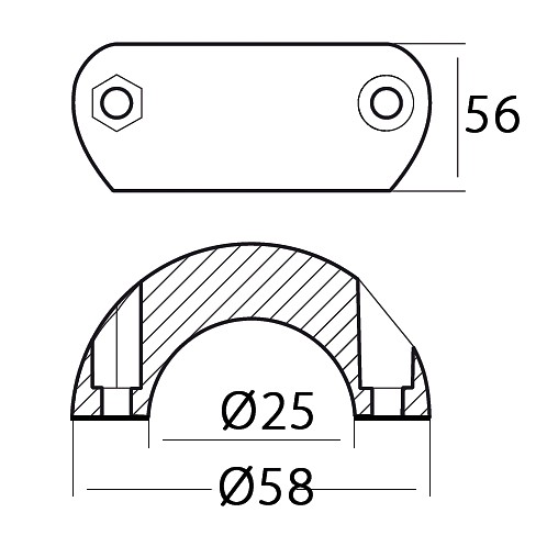 SHAFT ZINC 25mm 3 SHAFT ZINC 25mm - Image 3
