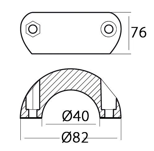 SHAFT ZINC 40mm 3 SHAFT ZINC 40mm - Image 3