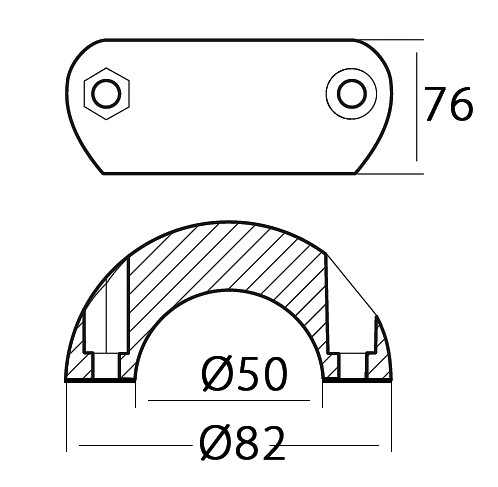 SHAFT ZINC 50mm 3 SHAFT ZINC 50mm - Image 3