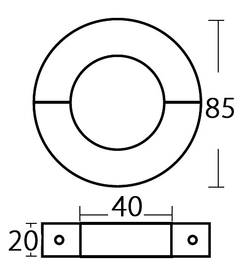 SHAFT JOINT, NARROW 40mm 3 SHAFT JOINT, NARROW 40mm - Image 3