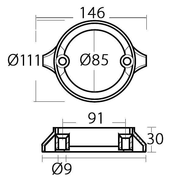 ZINC ANODE VOLVO PENTA DUOPROP 290 3 ZINC ANODE VOLVO PENTA DUOPROP 290 - Image 3