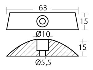 ZINC ANODE VOLVO PENTA 110-120 5 9512130267m fullhd jpg