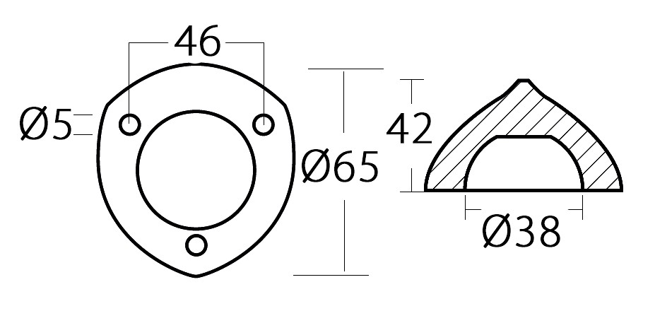 PROPELLER ANODE MAX PROP MX-1, 65mm 3 PROPELLER ANODE MAX PROP MX-1, 65mm - Image 3