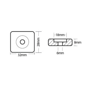 ZINC ANODE HONDA SIDE PIECE 5 9512130474m fullhd