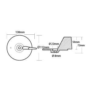 ZINC ANODE FOR HONDA TRIM LEVEL 5 9512130476m fullhd