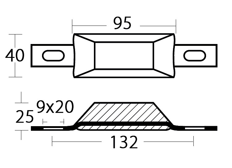 FRAME ANODE MAGNESIUM 0.205kg 3 FRAME ANODE MAGNESIUM 0.205kg - Image 3