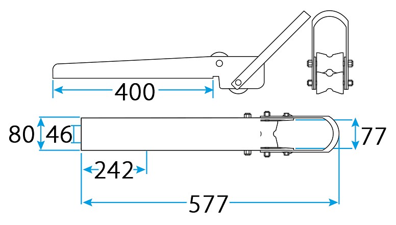 ANCHOR ROLLER 10/16/20kg 3 ANCHOR ROLLER 10/16/20kg - Image 3