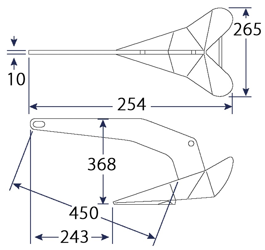 DTX ANCHOR AISI316 6kg 3 DTX ANCHOR AISI316 6kg - Image 3