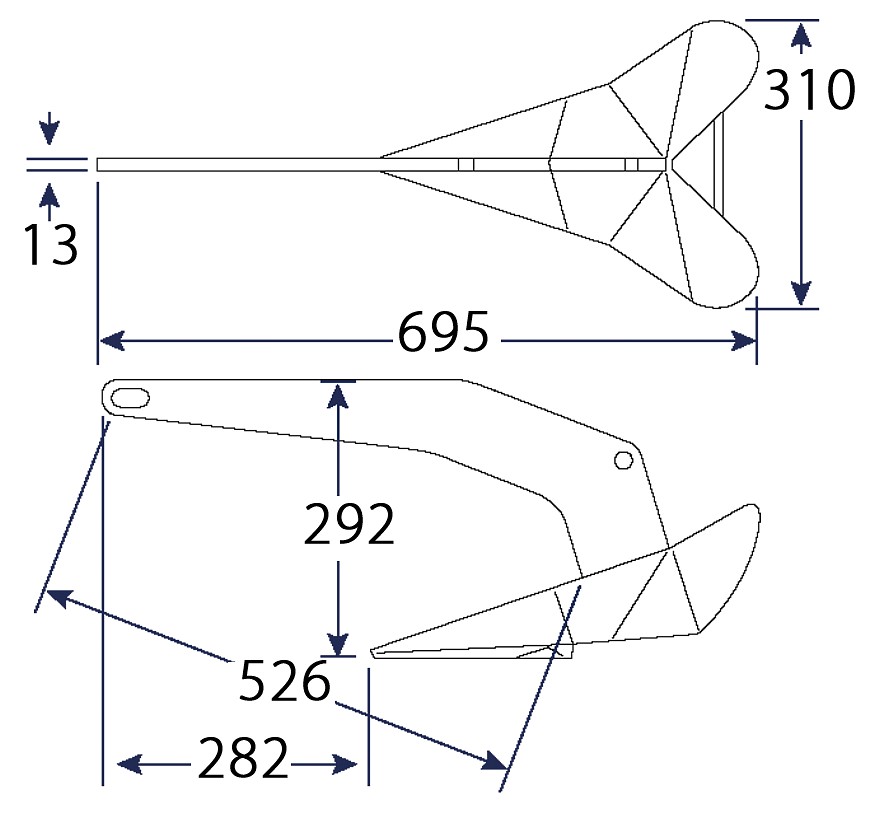 DTX ANCHOR AISI316 10kg 3 DTX ANCHOR AISI316 10kg - Image 3