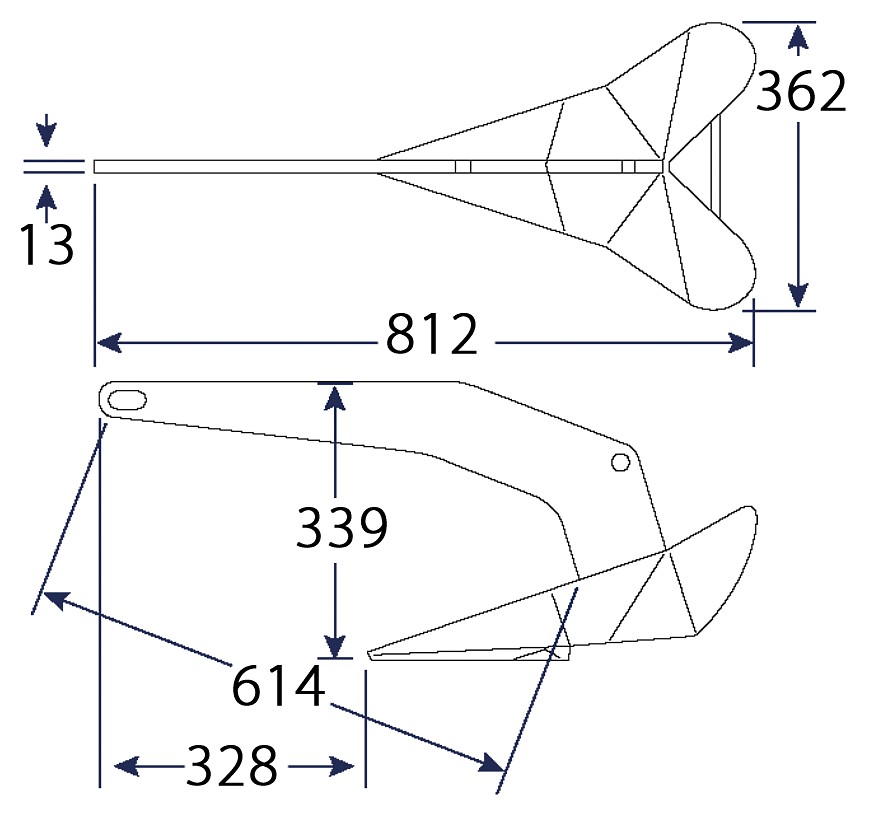 DTX ANCHOR AISI316 16kg 3 DTX ANCHOR AISI316 16kg - Image 3