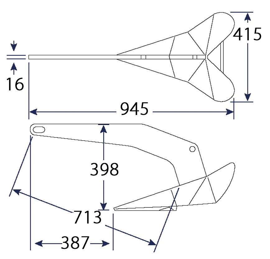 DTX ANCHOR AISI316 25kg 3 DTX ANCHOR AISI316 25kg - Image 3