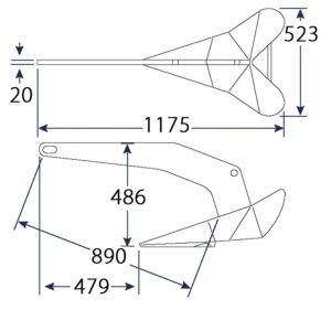 DTX ANCHOR AISI316 50kg 5 9512401350m fullhd jpg