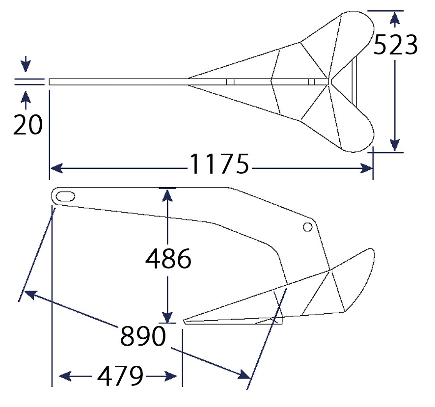 DTX ANCHOR AISI316 50kg 3 DTX ANCHOR AISI316 50kg - Image 3