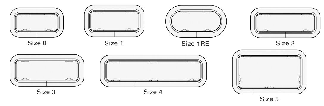 LEWMAR STANDARD PORTLIGHT WINDOW, SIZE 1RE 2 LEWMAR STANDARD PORTLIGHT WINDOW, SIZE 1RE - Image 2